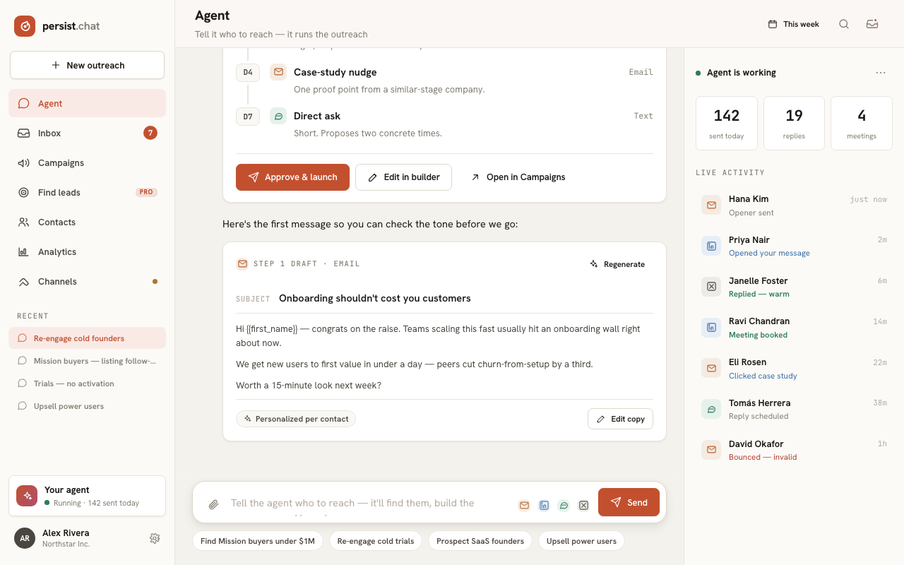 persist.chat app — live demo preview